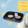 2er Set Futterstation Hund 2 Näpfe Futterbar mit erhöhter Produktbild-Vorschau 2