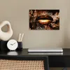 MuchoWow® Poster Gold - Lippen - Kunst - Gold - Luxus - Produktbild-Vorschau 3
