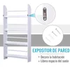 HOMCOM Wand-Bücherregal mit 4 Ablagen, Kinder-Bücherregal Produktbild-Vorschau 3