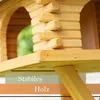 Vogelhaus V 20 Stein mit Solarbeleuchtung und Ständer Produktbild-Vorschau 3