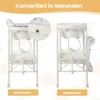 COSTWAY 4 in 1 Wickeltisch bis 35 kg, Wickelkommode mit Produktbild-Vorschau 5