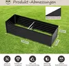 Clanmacy Bac à légumes surélevé 240x90x60 cm Bac à plantes Voir les images du produit 2