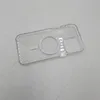 A clear iPhone case with MagSafe is shown on a light gray and white surface. Náhled obrázku produktu