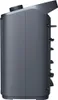 Side view of a dark gray electric space heater. Anteprima dell’immagine prodotto