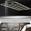 Plafonnier hexagonal LED, 65W, 7606 lumens, 6500K, IP54, Voir les images du produit 2