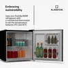 Klarstein Irene retro mini chladnička 46L - tichá 37 dB, Náhľad obrázku produktu 5