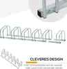 Fahrradständer für 6 Fahrräder wetterfest Wand- oder Produktbild-Vorschau 5