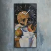 Wanduhr Uhr Wandbild Leinwand Geräuschlos Kunstdruck 30x60 Produktbild-Vorschau 2