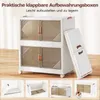 COSTWAY 213 L Skladacie úložné boxy, 3-poschodové Náhľad obrázku produktu 3