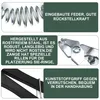 Collage of three images showing different features of a tool, with descriptive text overlays. Produktbild-Vorschau