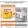 Getränkespender,Saftbehälter mit Deckel, 2.5L,Edelstahl Produktbild-Vorschau 2