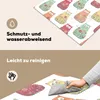 KitchenYeah© Herdabdeckplatte Mädchen - Katze - Blumen - Produktbild-Vorschau 2