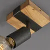 Faretto da parete vintage BRILONER LEUCHTEN WOOD BASIC, 25 Anteprima dell’immagine prodotto 5