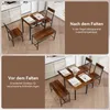 Puluomis Table de salle à manger pliante avec 2 chaises et Voir les images du produit 3