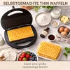 Syntrox Germany Waffeleisen Big 1300W mit Wechselplatten Produktbild-Vorschau 3