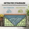 Outsunny 2-in-1 Kaminholzregal für innen 98 x 28 x 50 cm Produktbild-Vorschau 5