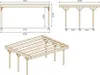 Carport Garagendach 6.06x5.03 m - 30.48 m2 Produktbild-Vorschau 3