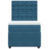 Boxspringbett mit Matratze Dunkelblau 90x200 cm Samt Produktbild-Vorschau 4