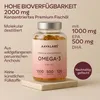Aavalabs Omega 3 Kapseln hochdosiert [2000mg Tagesdosis] - Produktbild-Vorschau 5