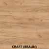 Runder Ausziehbarer Tisch für Esszimmer, LORA, Loft-Stil, Produktbild-Vorschau 3