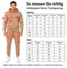 Herren Jogginganzug einfarbig 100% BW 586 Cappuccino XXL Produktbild-Vorschau 5
