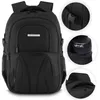 Herren sportlicher großer schwarzer Schulrucksack Platz für Produktbild-Vorschau 3