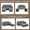 U-Form Ecksofa mit Staufunktion & Schlaffunktion - Inkl. Produktbild-Vorschau 6