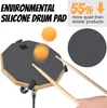 Drum Practice Pad, Doppelseitiges 30 cm Drum Pad Set, Produktbild-Vorschau 2