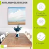 ARTland Glasbild Am Strand entlang II Größe: 30x30 cm Produktbild-Vorschau 3