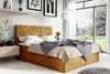 Boxspringbett Schlafzimmerbett 120x220cm LAZARO Nr.1 Gelb Produktbild-Vorschau 1