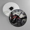 Wanduhr - Rund - Glasuhr - Sport Rennen Motorrad Reise - Produktbild-Vorschau 2