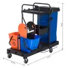 Chariot de nettoyage HOMCOM avec 4 roulettes et 2 seaux Voir les images du produit 3