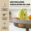Ensemble de corbeilles à fruits eluno, corbeille à pain Voir les images du produit 6