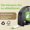 DYMO Original LetraTag Etikettenband | schwarz auf blau | Produktbild-Vorschau 2