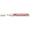 A white Edding 8750 industry paint marker with its cap off, placed on a white background. Produktbild-Vorschau