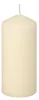10 Stumpenkerzen Ø 40 mm · 90 mm creme Produktbild-Vorschau 5