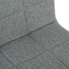 CLP Stuhl Ricky Stoff grau Produktbild-Vorschau 3