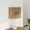 vidaXL Wandschrank Artisan-Eiche 60x31x60 cm Holzwerkstoff Produktbild-Vorschau 2