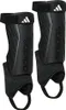 A pair of black Adidas shin guards are shown against a white background. Produktbild-Vorschau