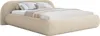 Selsey Shels Low – Polsterbett 180x200, Bouclé, Hellbeige Produktbild-Vorschau 1