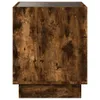 vidaXL Nachttisch mit Infinity-LED Räuchereiche 50x50x50 cm Produktbild-Vorschau 7