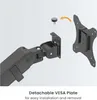 Trojitý stolový držiak monitora Wiltec s 360° doskou VESA, Náhľad obrázku produktu 3