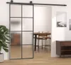vidaXL Schiebetür mit Beschlag 90x205 cm ESG-Glas & Produktbild-Vorschau 8