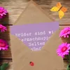 Mr. & Mrs. Panda Grußkarte Spruch Brüder Sternschnuppen - Produktbild-Vorschau 3