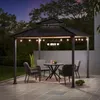 Sunjoy Stahl Gazebo / Pavillon 3x3 PASU - 300cm x 300cm, Produktbild-Vorschau 3