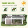 PawHut – dřevěný domeček pro želvy, výběh pro želvy s Náhled obrázku produktu 7
