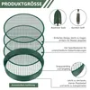 Rundes Gartensieb aus Edelstahl mit 4 Sieben & Produktbild-Vorschau 3