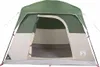vidaXL Tenda da campeggio 4 persone Verde Impermeabile Anteprima dell’immagine prodotto 6