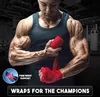 NRG fitness Boxbandagen - Hand Wraps - 4,5 Meter - Blau Produktbild-Vorschau 4