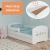 Detská posteľ 80x160 cm s matracom a zásuvkou, ochranou Náhľad obrázku produktu 10